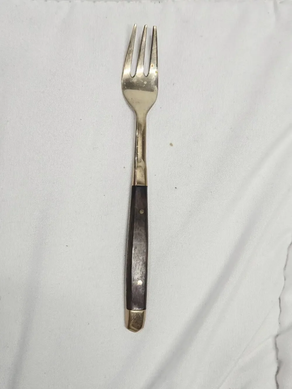 Fork Cutlery Bronce Wood Serving Utensils Replacement Vtg Cocktail Dessert